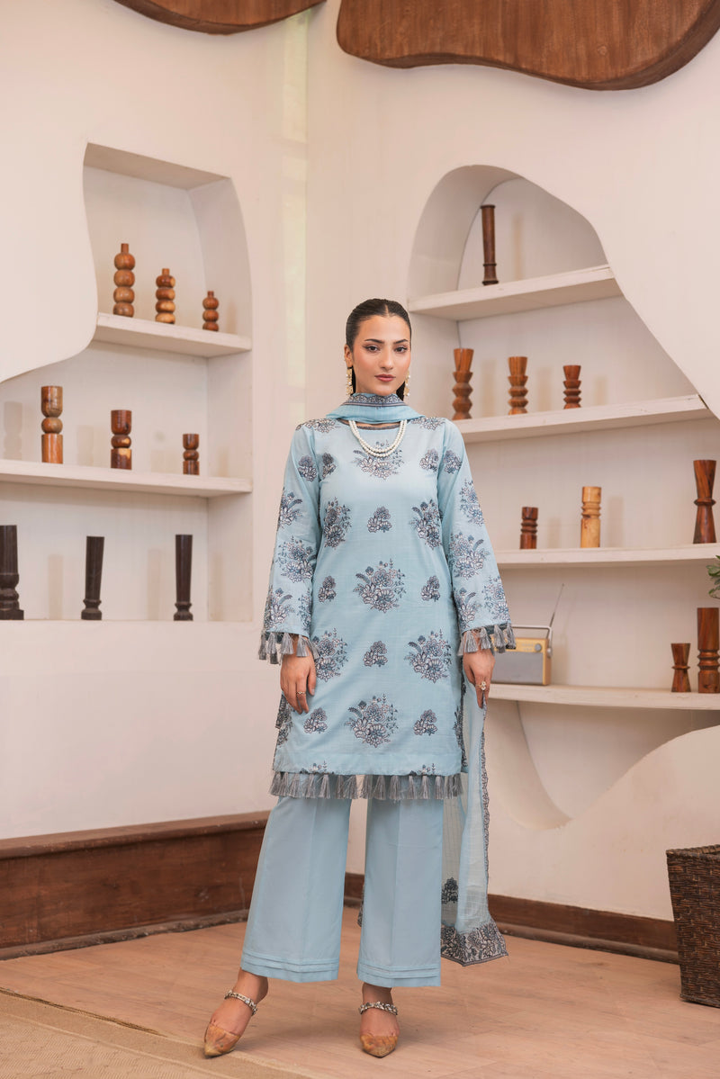 SHABNAM - 3 PC UNSTITCHED