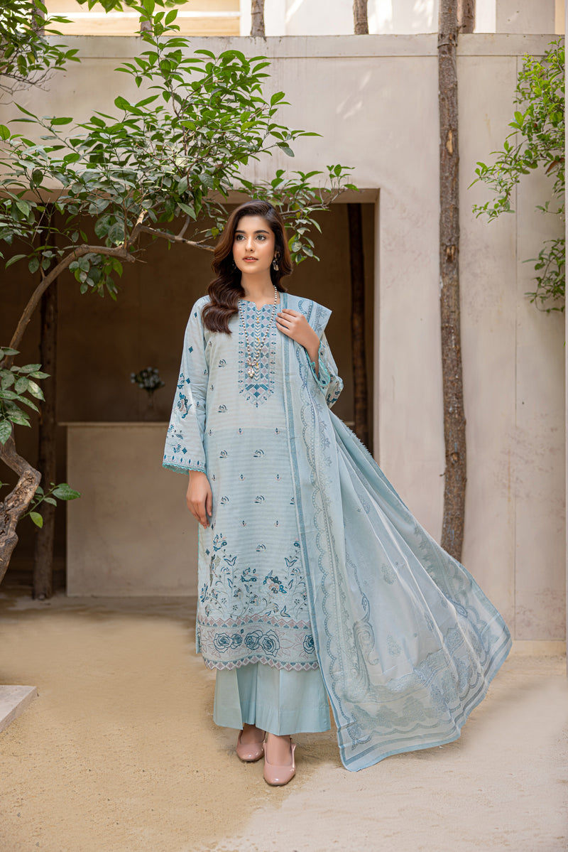 NAZEERA - 3 PC UNSTITCHED