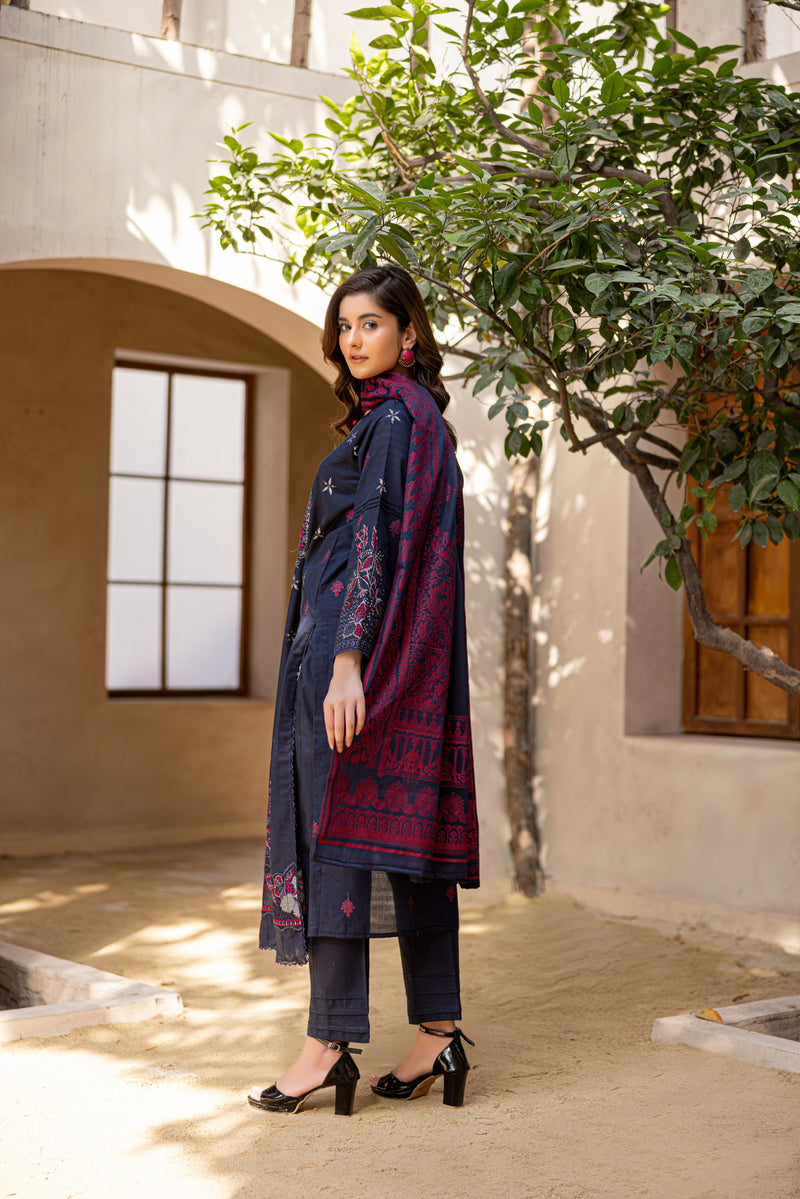 AYMORA - 3 PC UNSTITCHED