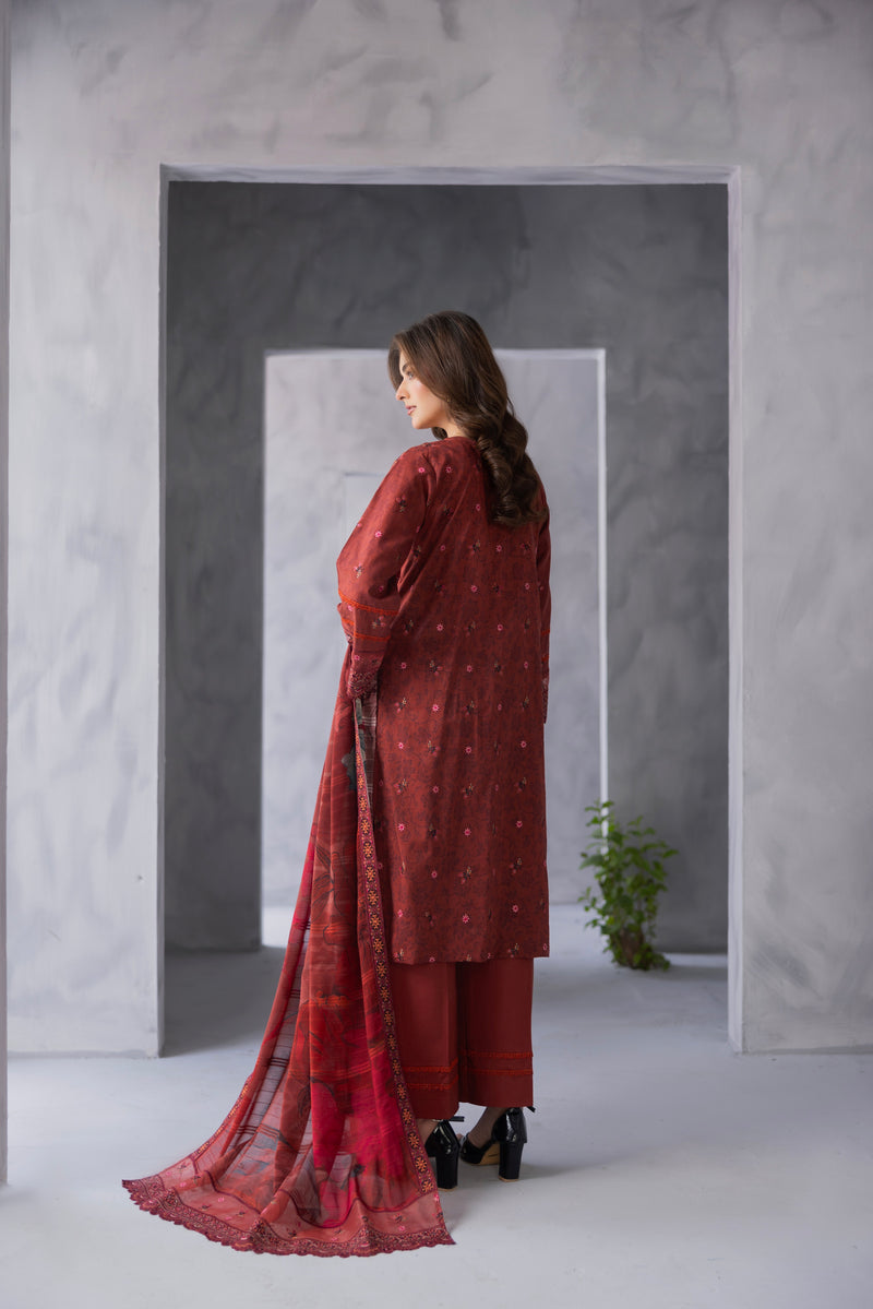 ZENARA - 3 PC UNSTITCHED