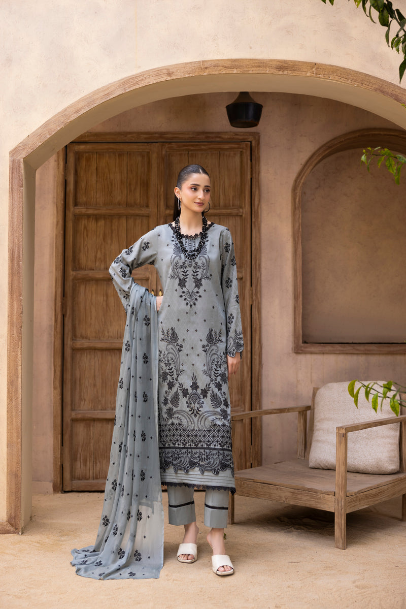 ELARA - 3 PC UNSTITCHED