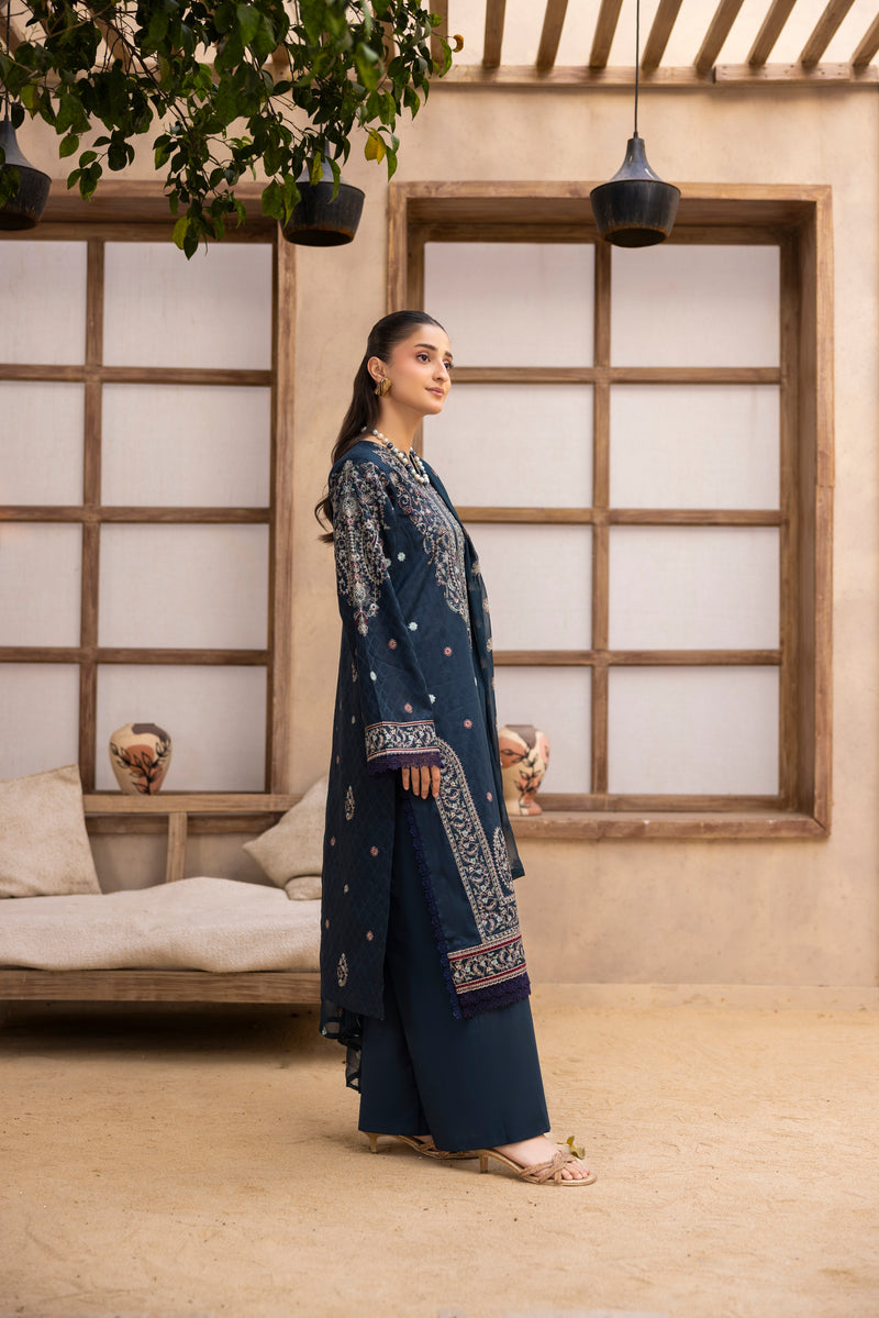 MEHRUN - 3 PC UNSTITCHED