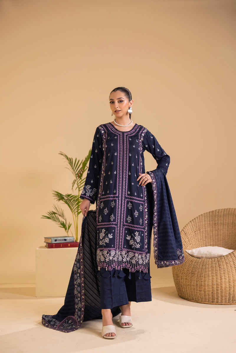 RESHVIAH - 3 PC UNSTITCHED
