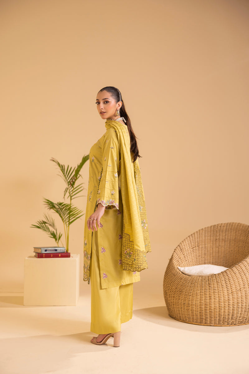 NOORZARA - 3 PC UNSTITCHED