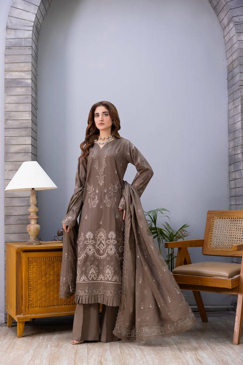 ZARIA - 3 PC UNSTITCHED