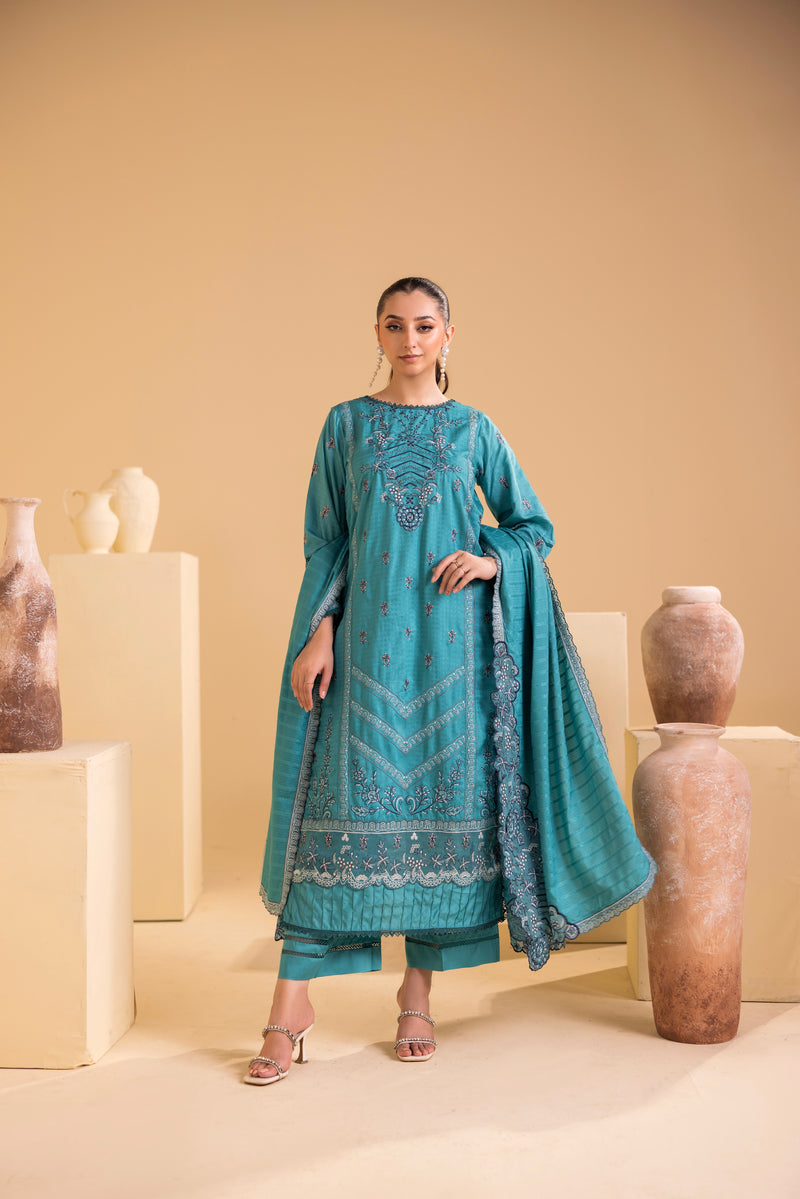 SABEENA - 3 PC UNSTITCHED