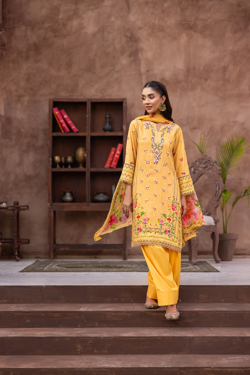 VELMIRA - 3 PC UNSTITCHED