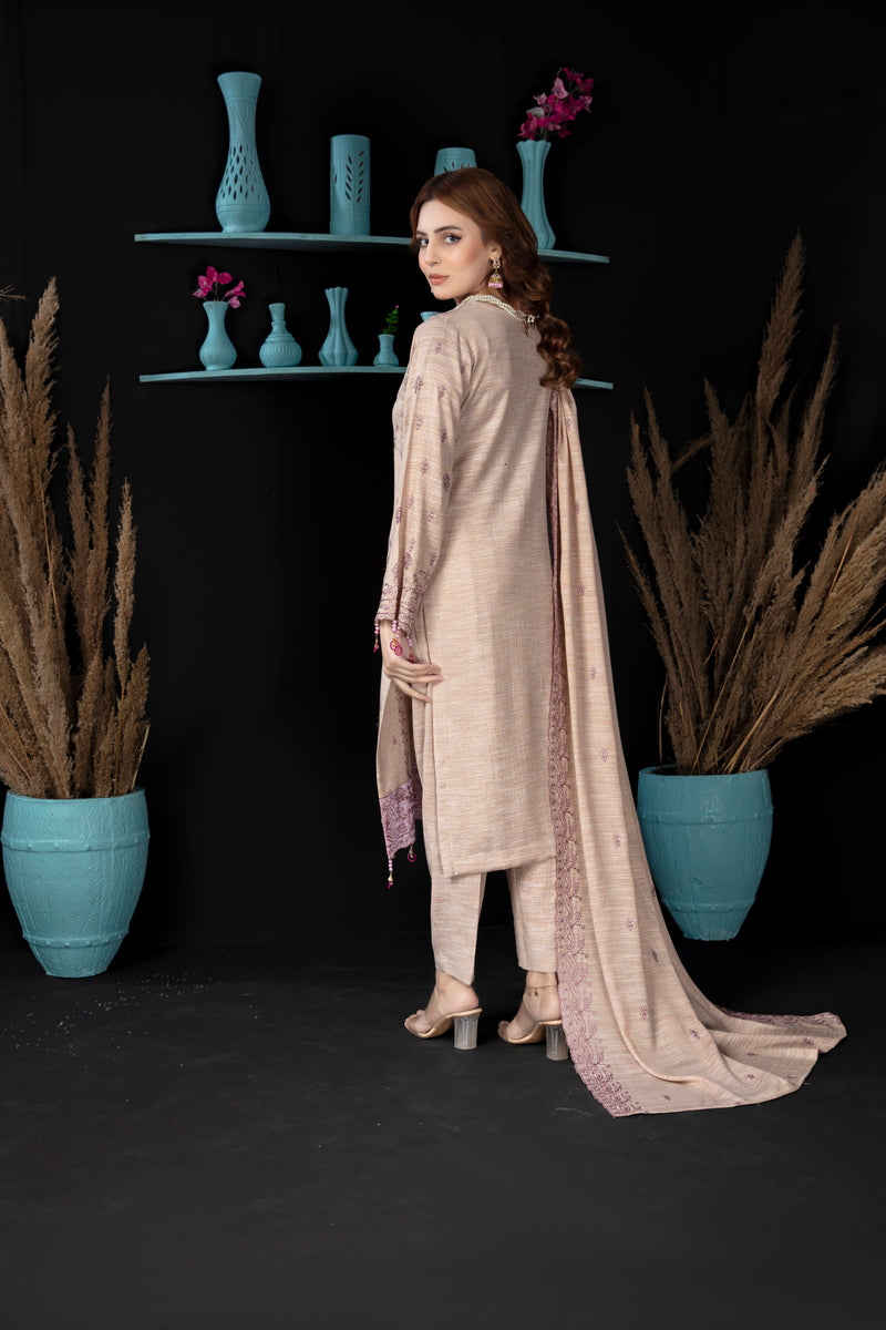 PEECHAURA - 3 PC UNSTITCHED