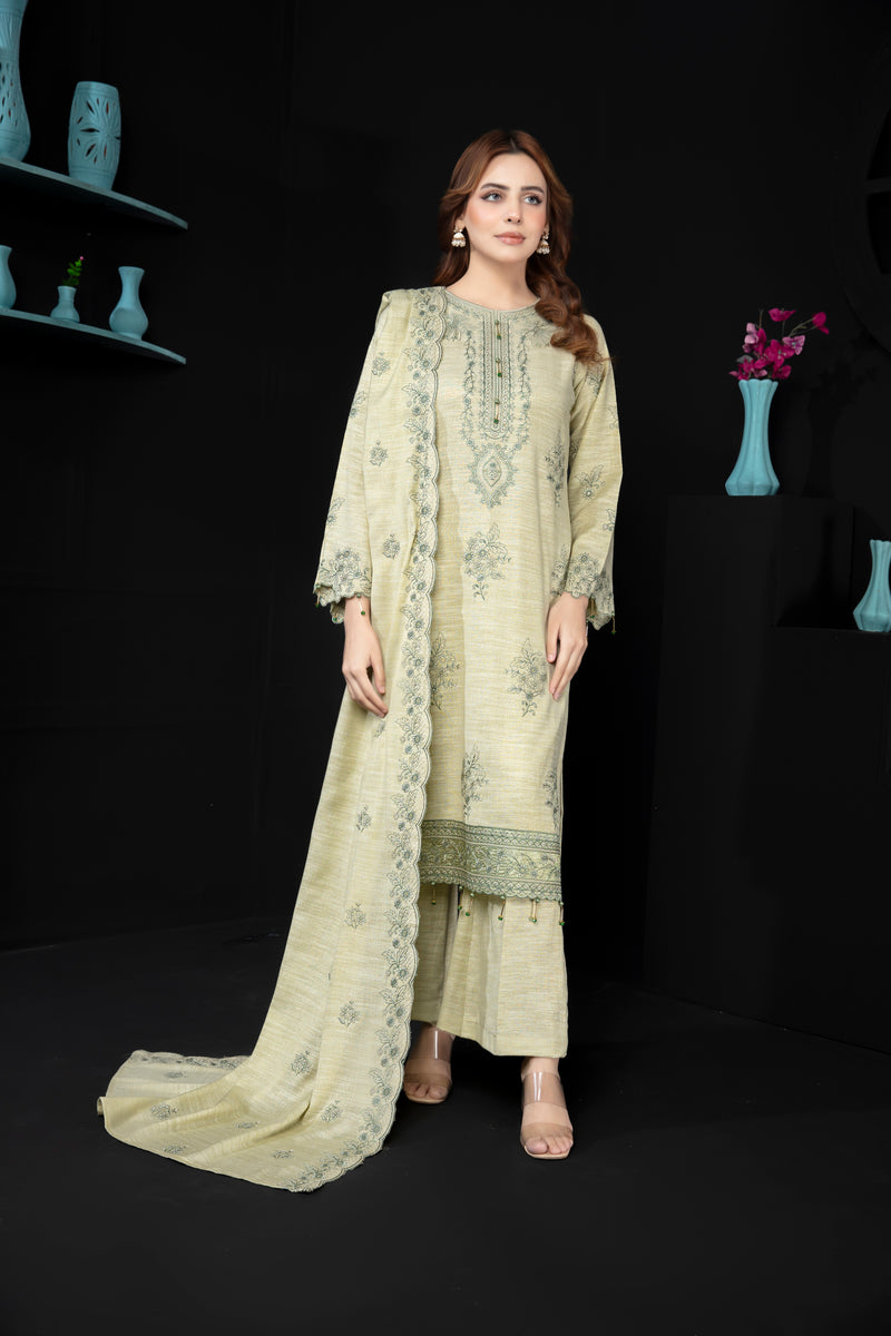 PEECHVIBE - 3 PC UNSTITCHED