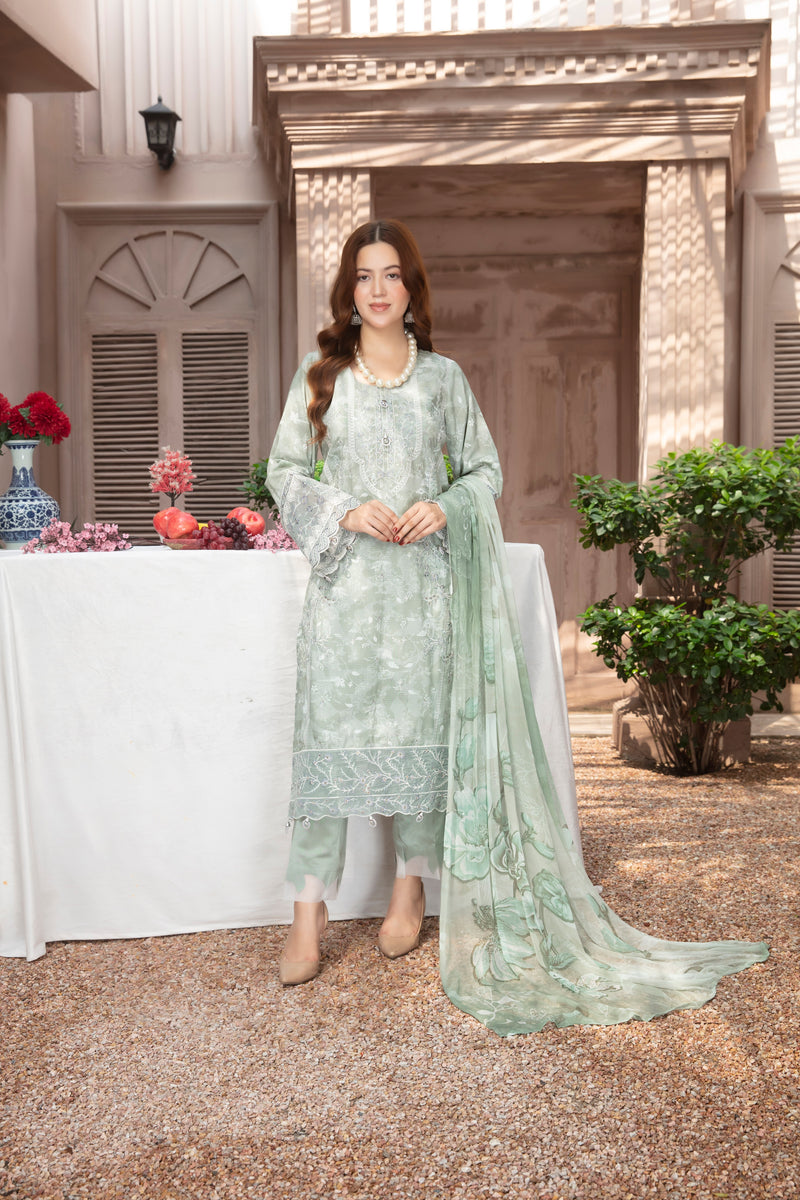 EMBROZIA - 3 PC UNSTITCHED