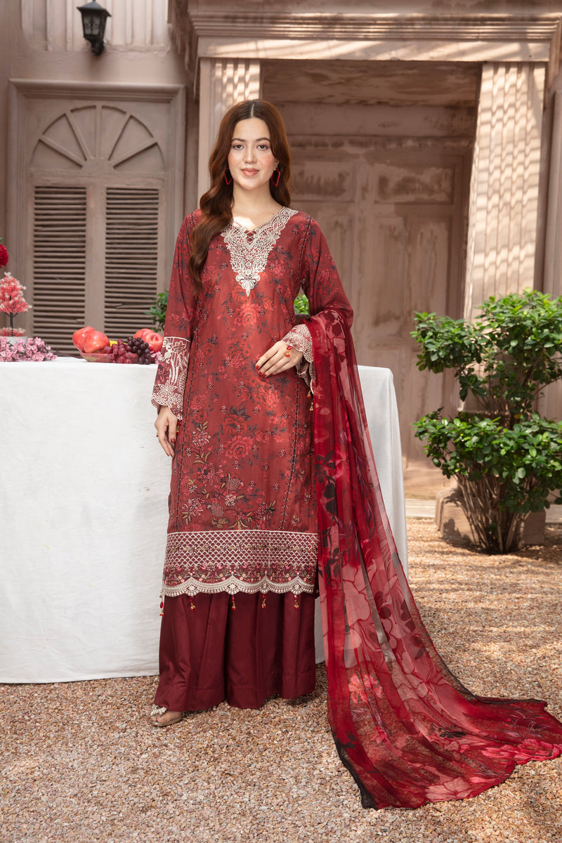 VISCORA - 3 PC UNSTITCHED