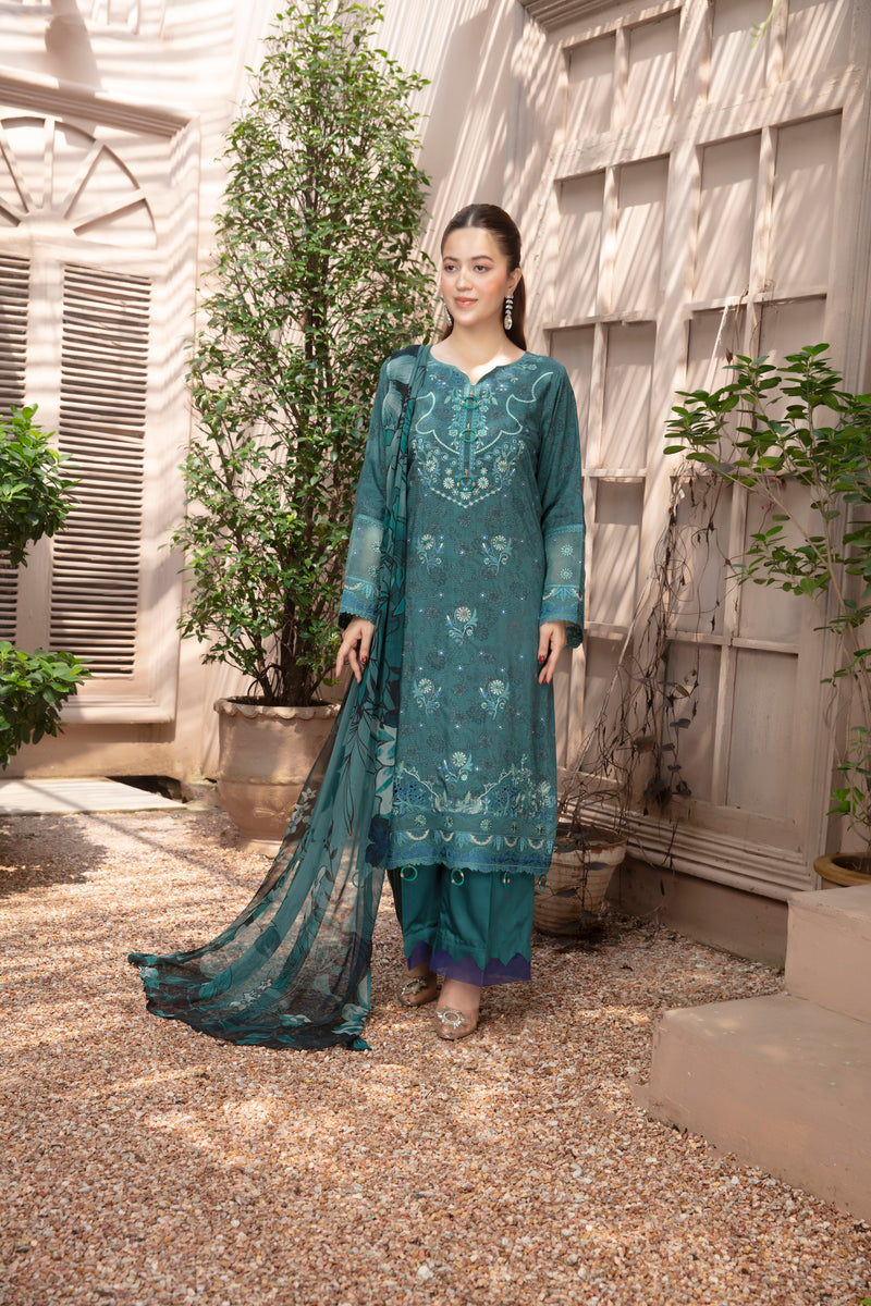 BANORIA - 3 PC UNSTITCHED