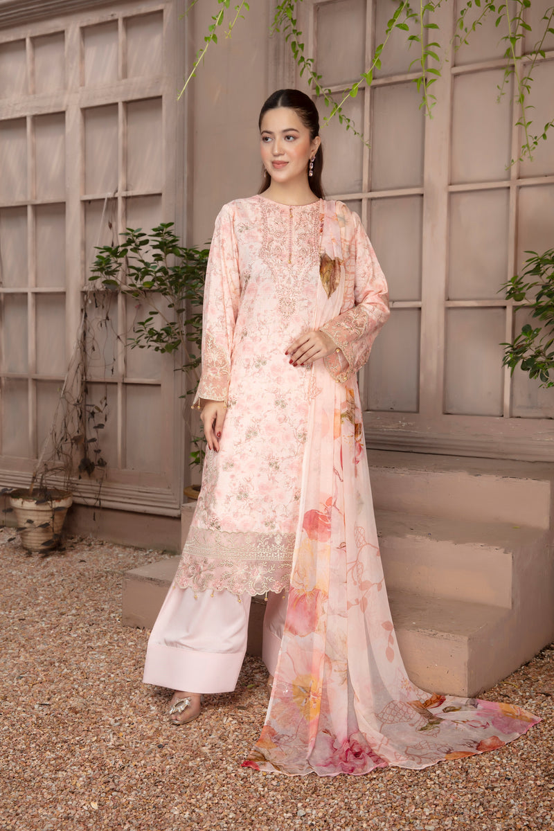 FABRIZIA - 3 PC UNSTITCHED