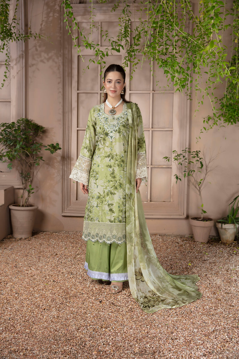 LUREVIA - 3 PC UNSTITCHED