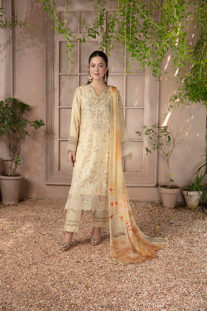 ELENORA - 3 PC UNSTITCHED