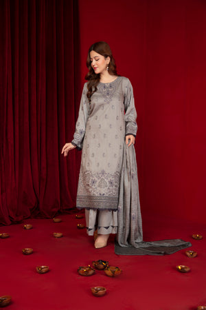 EMBROSSA - 3 PC UNSTITCHED