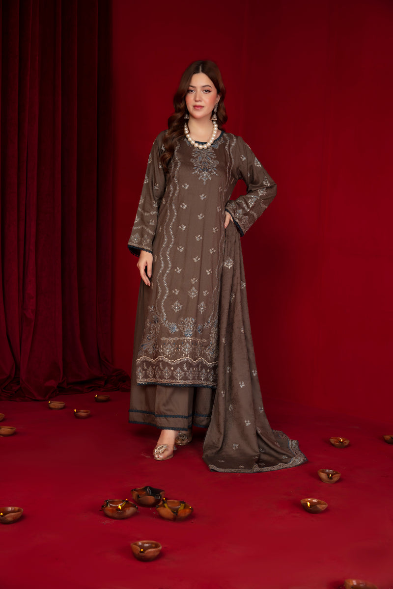 SELVORA - 3 PC UNSTITCHED