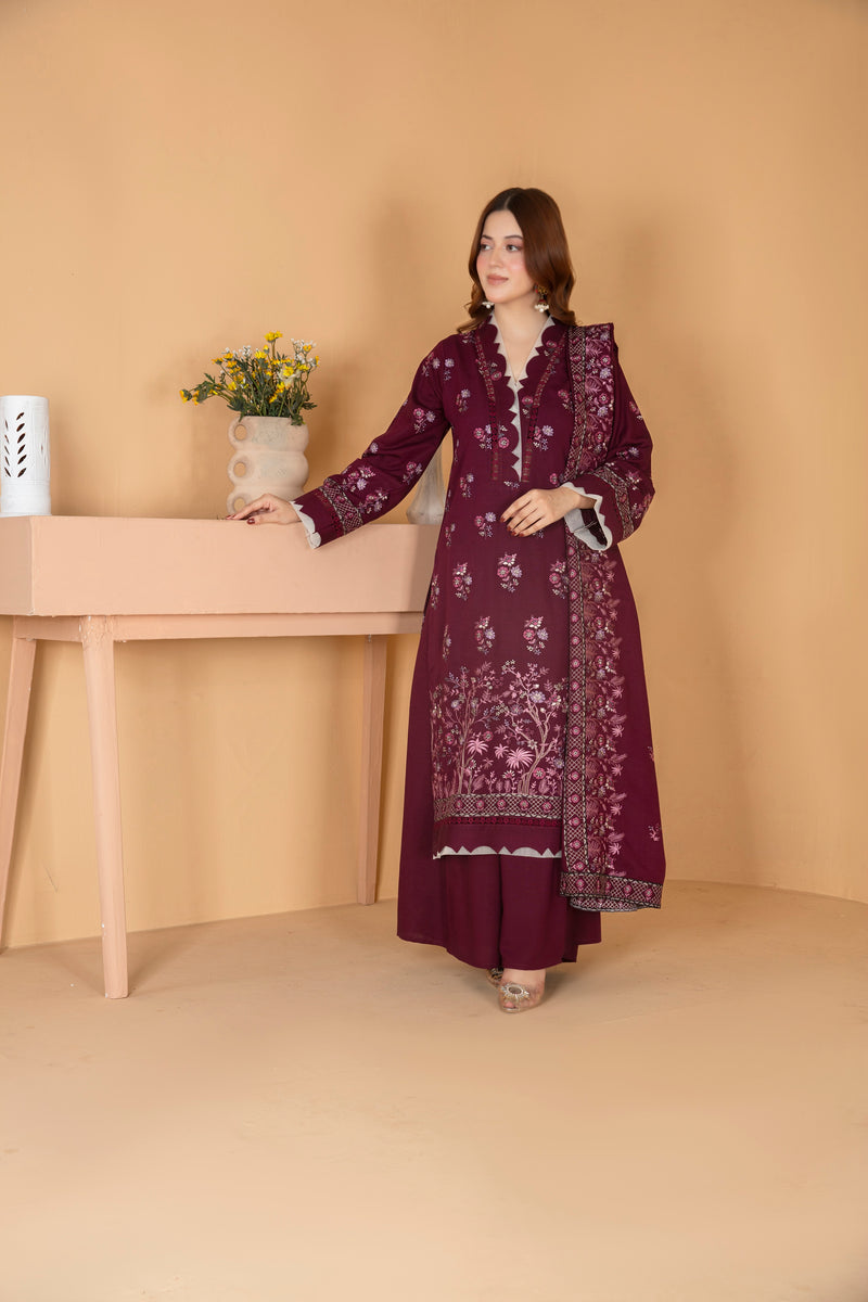 MAJESTY - 3 PC UNSTITCHED