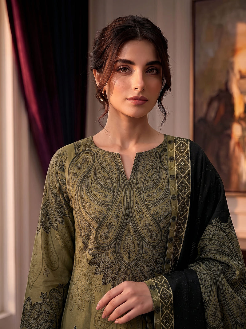 ROSHNI 3 PC UNSTITCHED