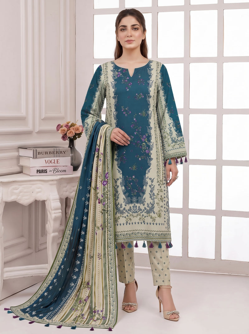 SAIRA 3 PC UNSTITCHED