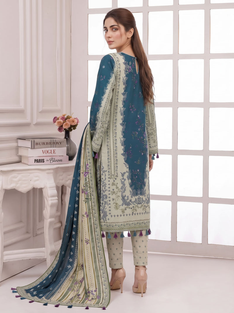 SAIRA 3 PC UNSTITCHED