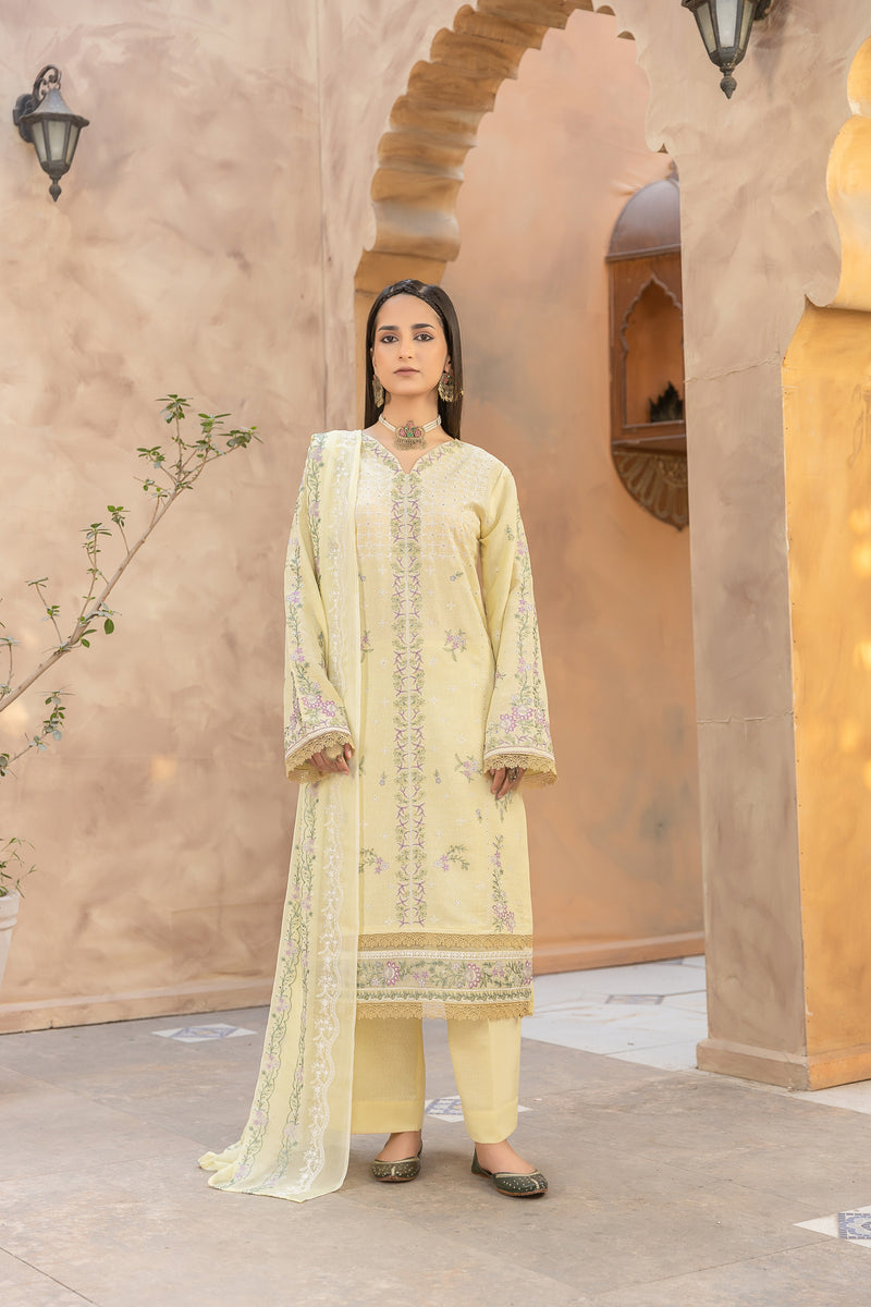 ZARMINA - 3 PC UNSTITCHED