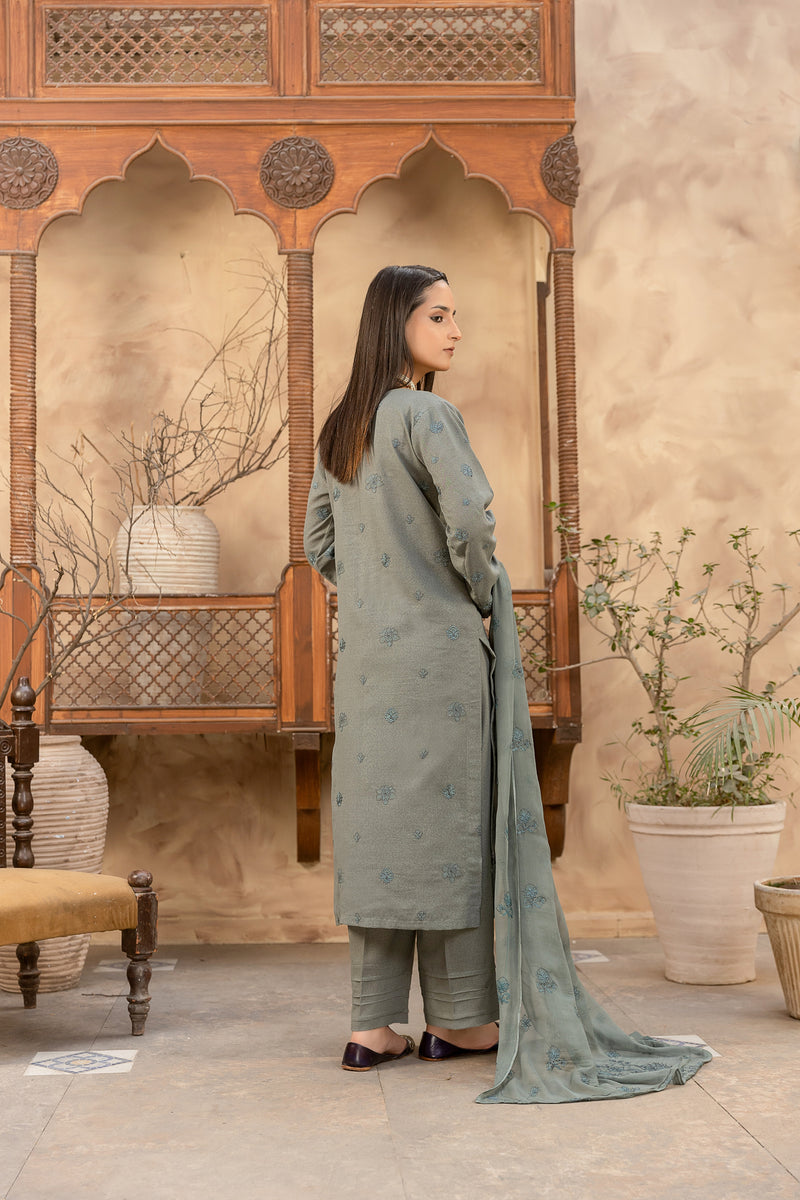 NOIRE - 3 PC UNSTITCHED