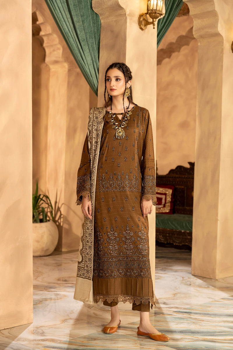 FALAK - 3 PC UNSTITCHED