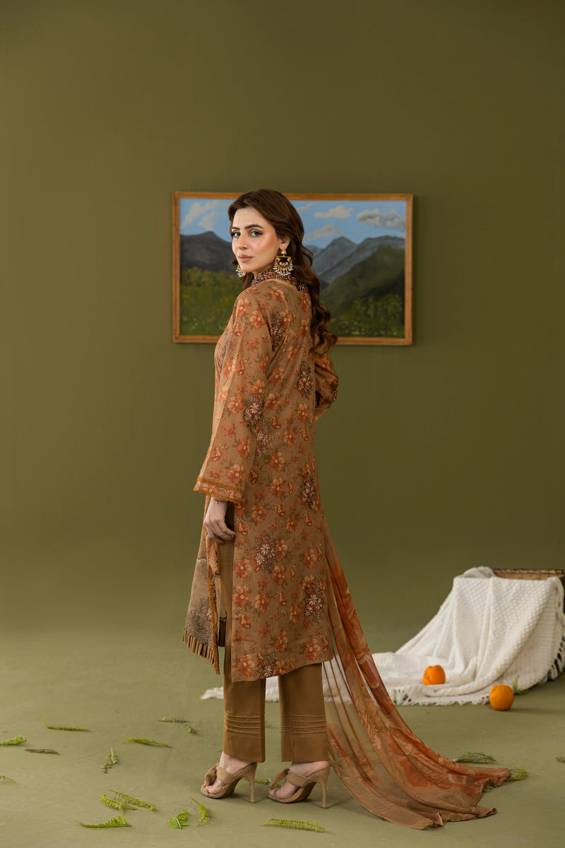 AYLENA - 3 PC UNSTITCHED