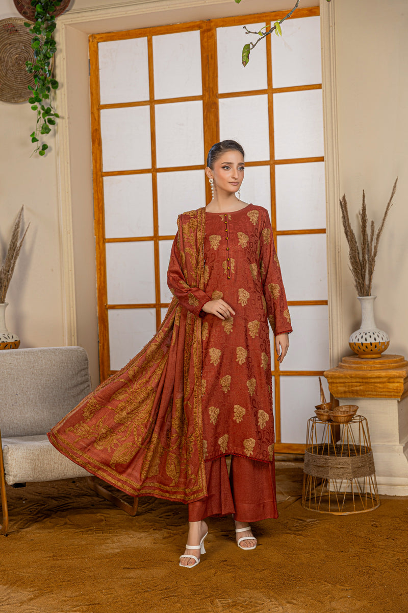 PEACHIQUE - 3 PC UNSTITCHED