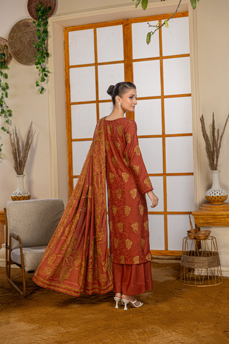 PEACHIQUE - 3 PC UNSTITCHED