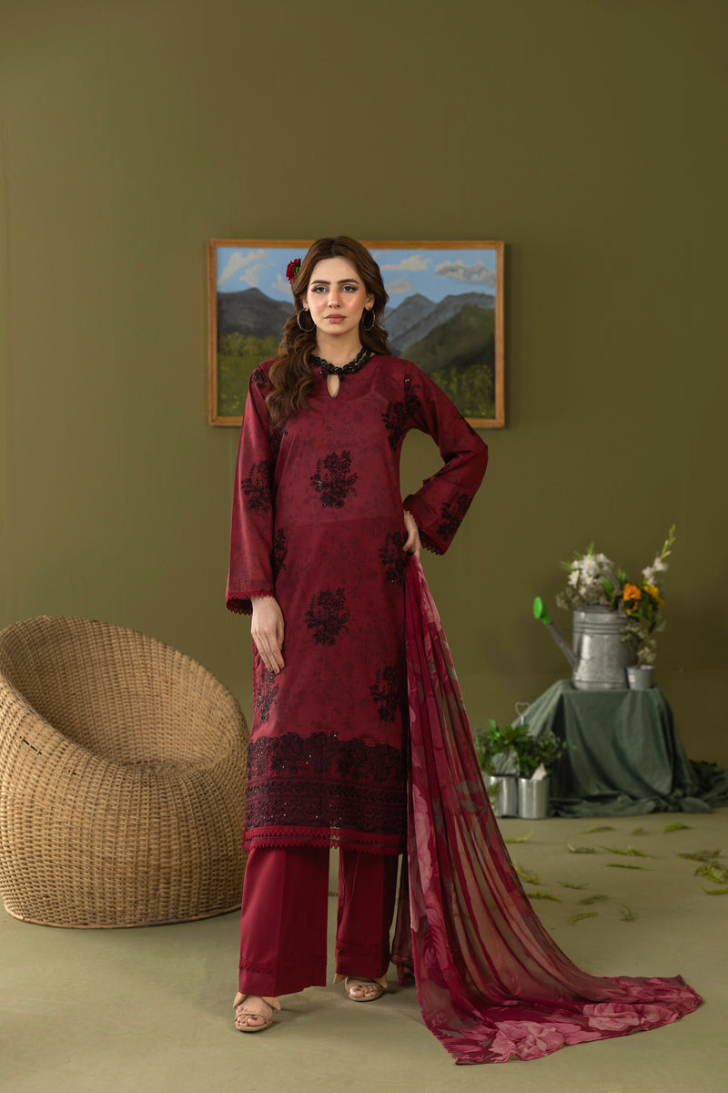 SAFREENA - 3 PC UNSTITCHED