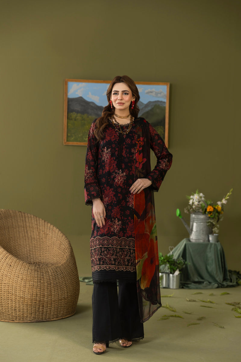 MEHRAAN - 3 PC UNSTITCHED