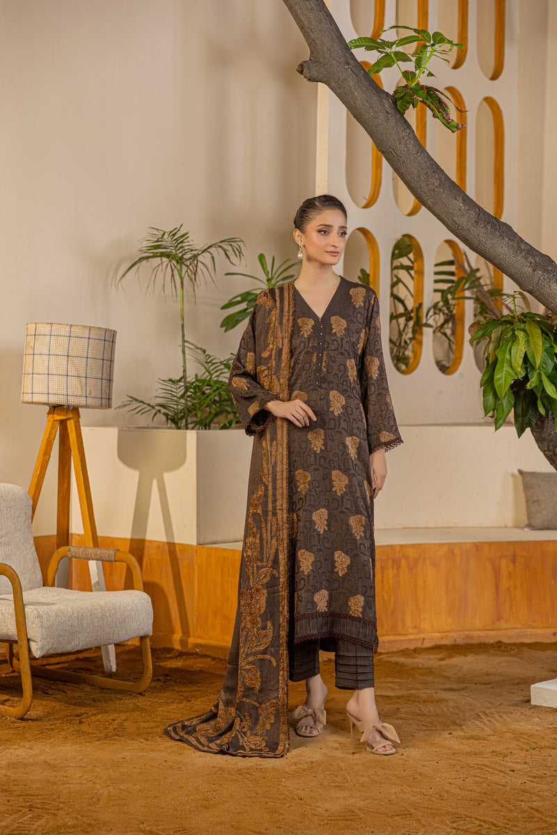 ZARVELA - 3 PC UNSTITCHED