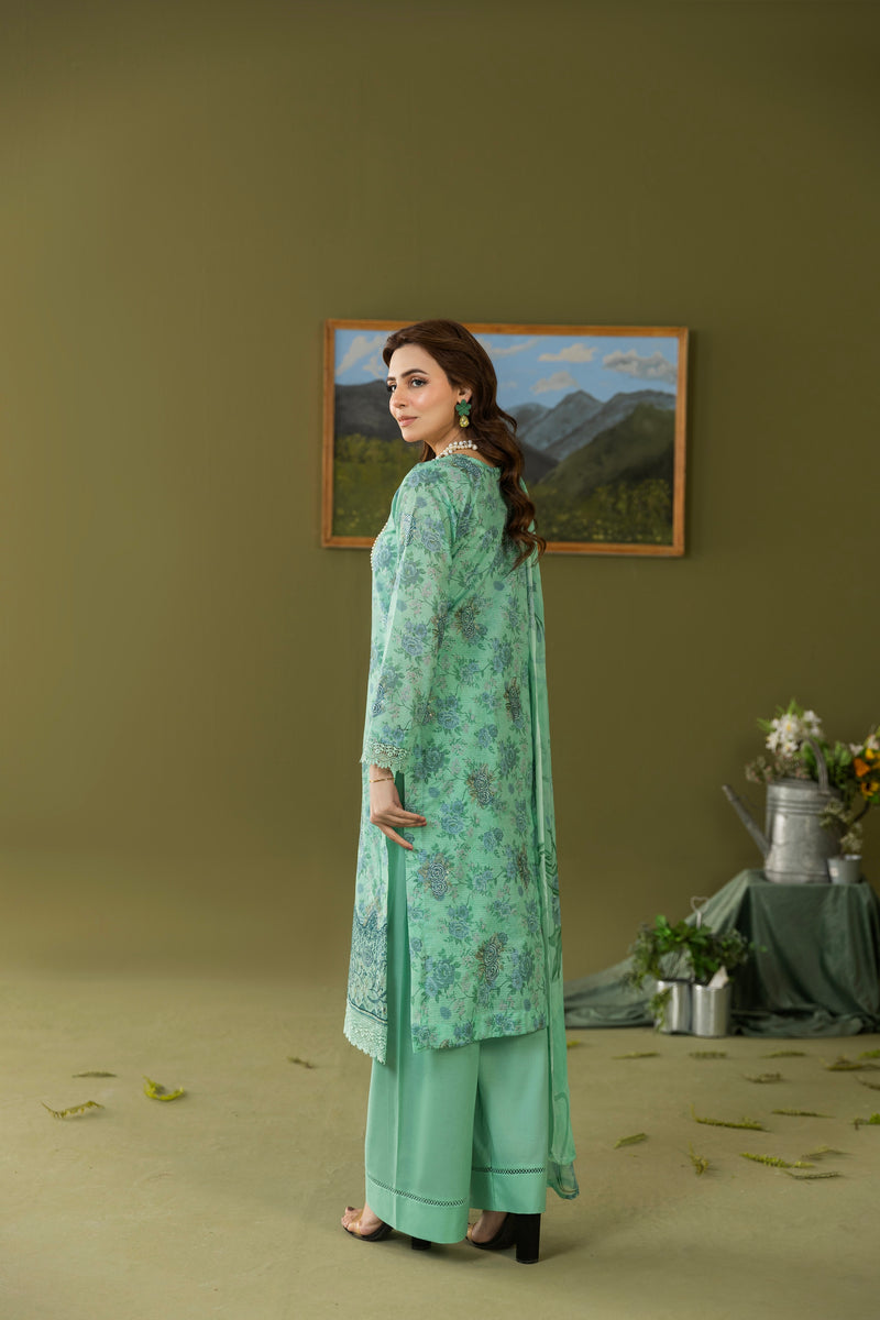 ZEVARA - 3 PC UNSTITCHED