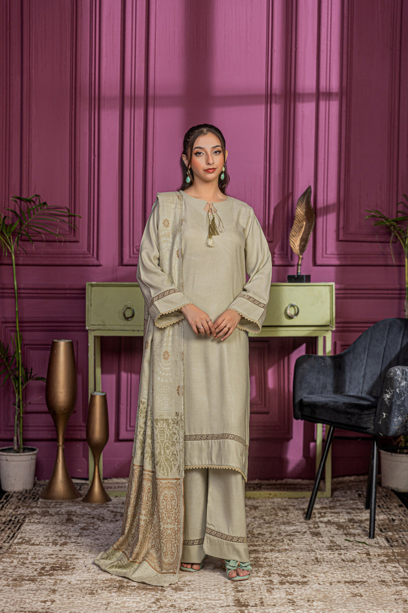 WOOLORA - 3 PC UNSTITCHED