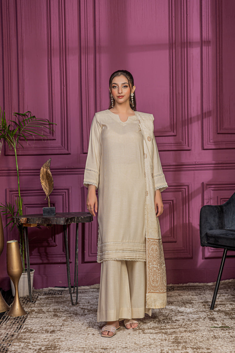 PEECHVELA - 3 PC UNSTITCHED