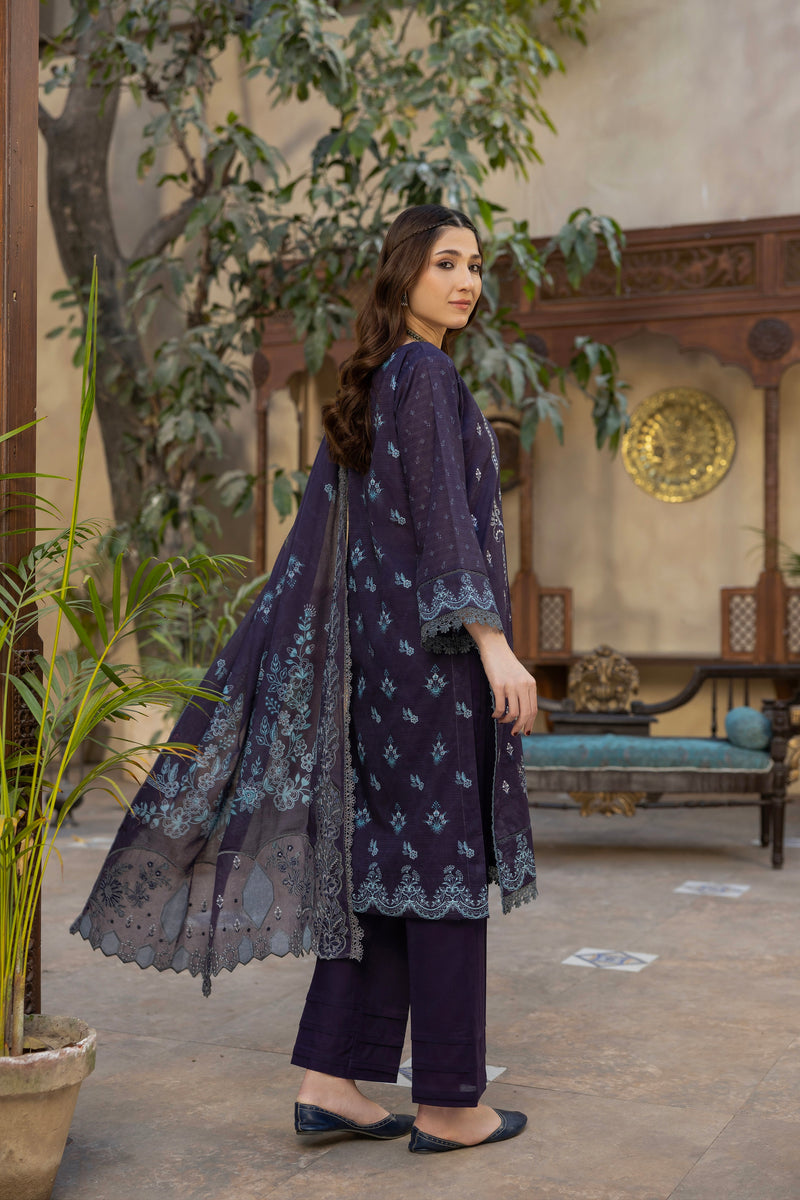 MEHRISH - 3 PC UNSTITCHED