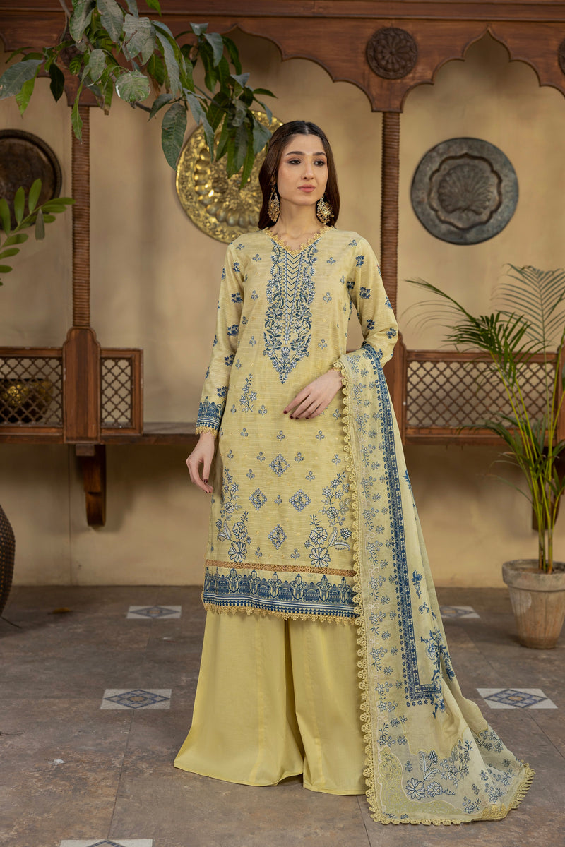 ZEHRINA - 3 PC UNSTITCHED