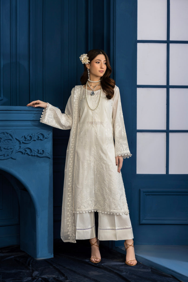 LAVIZA - 3 PC UNSTITCHED