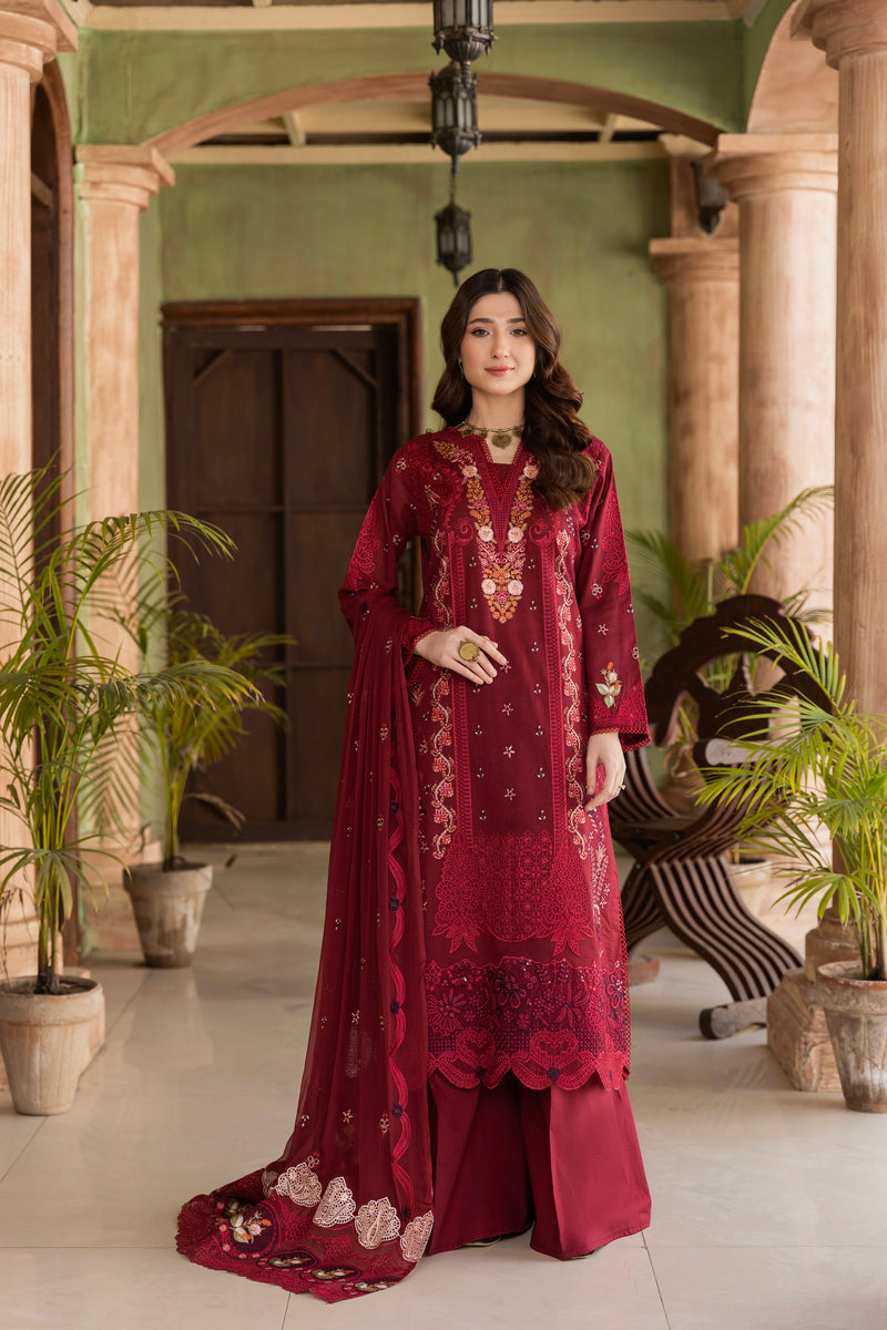 AYZARA - 3 PC UNSTITCHED