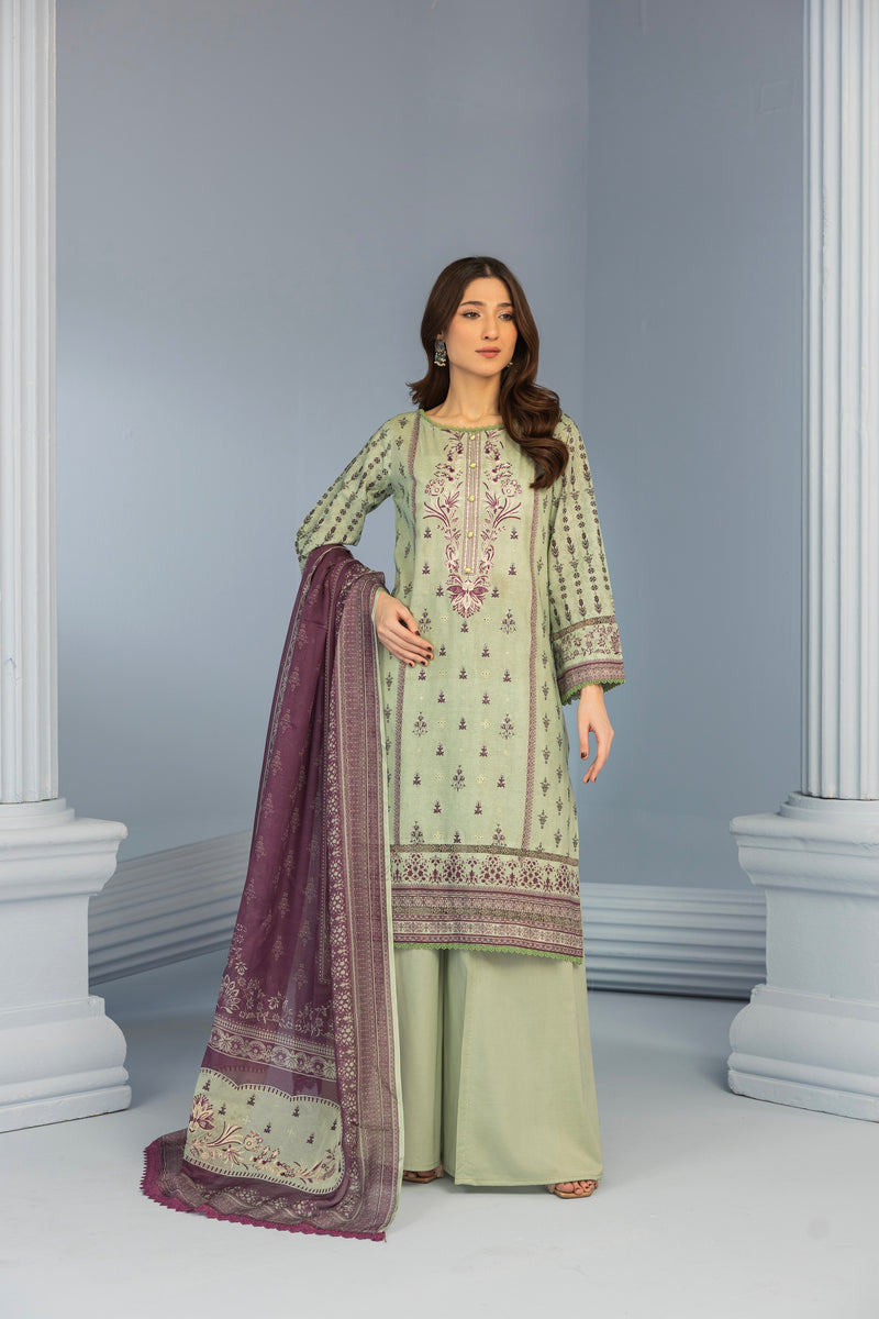 BLOOMIA - 3 PC UNSTITCHED