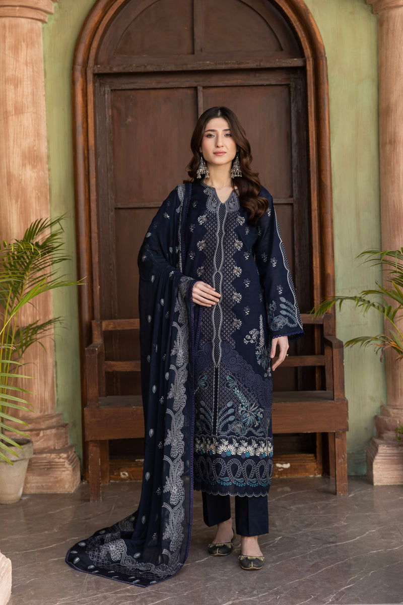 LEZORIA - 3 PC UNSTITCHED