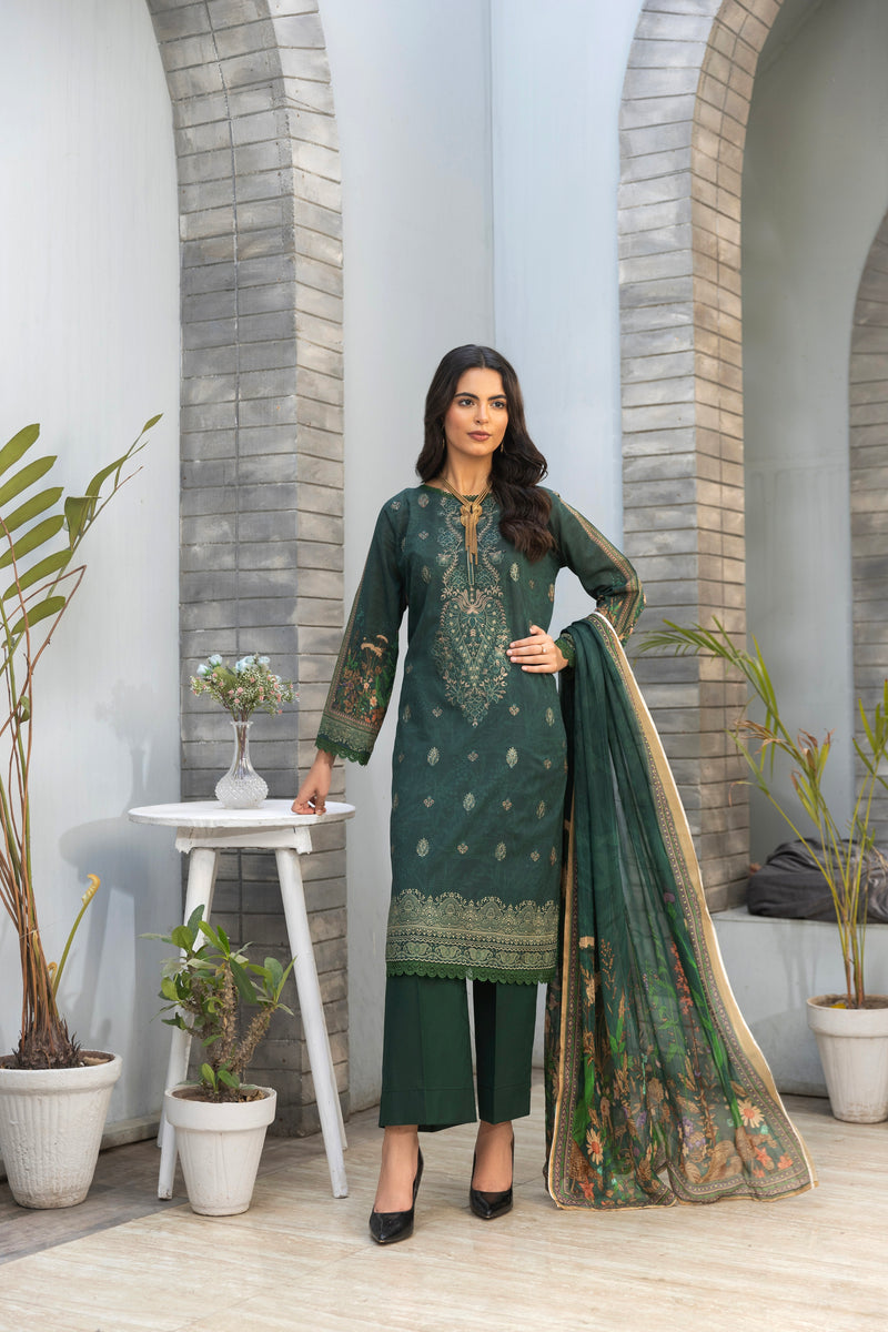 MAHRISA - 3 PC UNSTITCHED