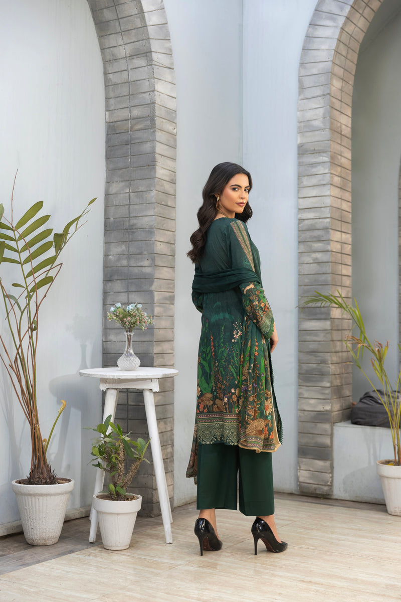 MAHRISA - 3 PC UNSTITCHED