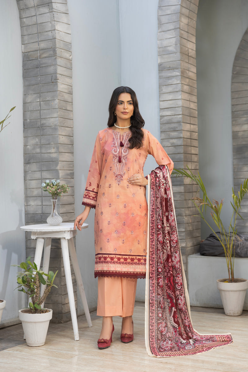 GULSHAIRA - 3 PC UNSTITCHED