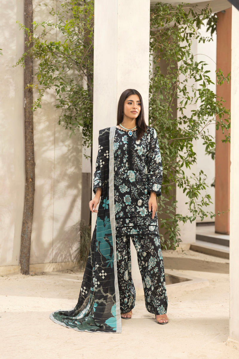 NOORVANA - 3 PC UNSTITCHED