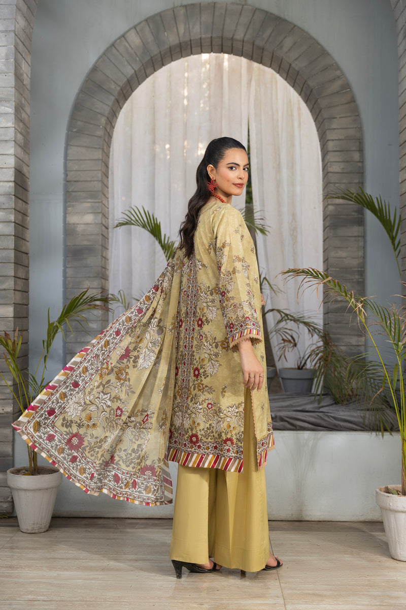 SABEENZA - 3 PC UNSTITCHED