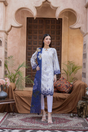 ZAYLORA - 3 PC UNSTITCHED