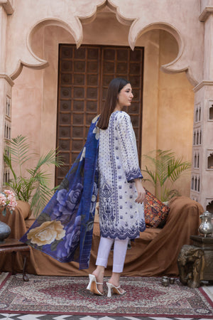 ZAYLORA - 3 PC UNSTITCHED